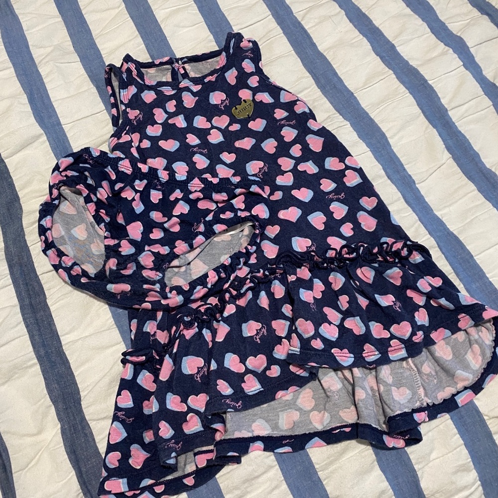 juicy dress and bloomer set 18 month